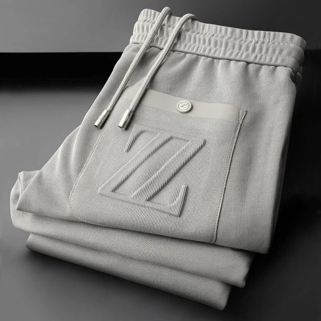 Men's Light Grey Imported Trouser Pants - Style Maniya